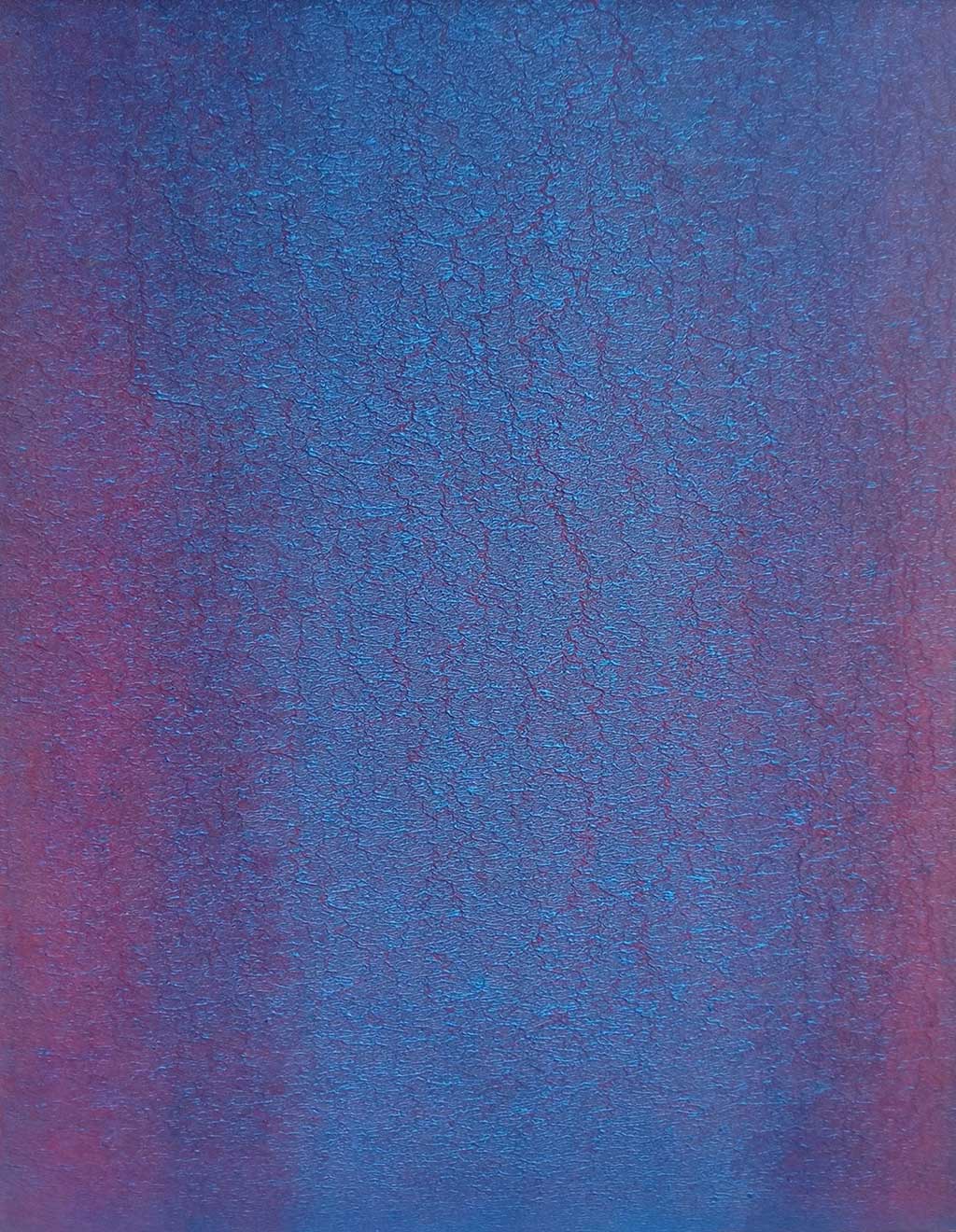 « Sans titre 07/10/2017-08/06:2024 (ST 128C) », pigments et liant acrylique sur toile, 146×114 cm.